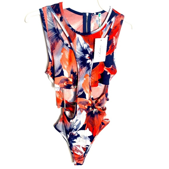 New Floral Bodysuit - Picture 1 of 7